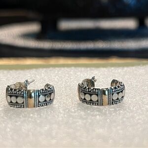 Novica Sterling Silver / 925 & 10K Gold Earrings